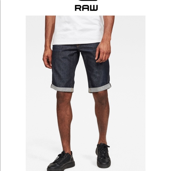 G star raw denim shorts - Picture 1 of 9